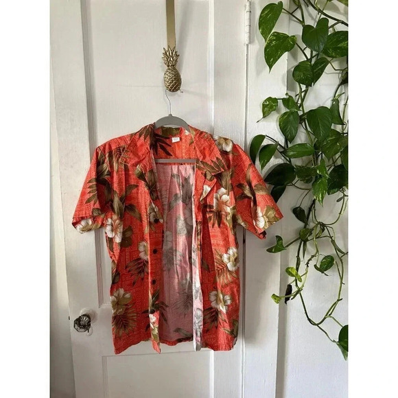 Palmnave Hawaii Men’s size medium button down shirt - Picture 1 of 7